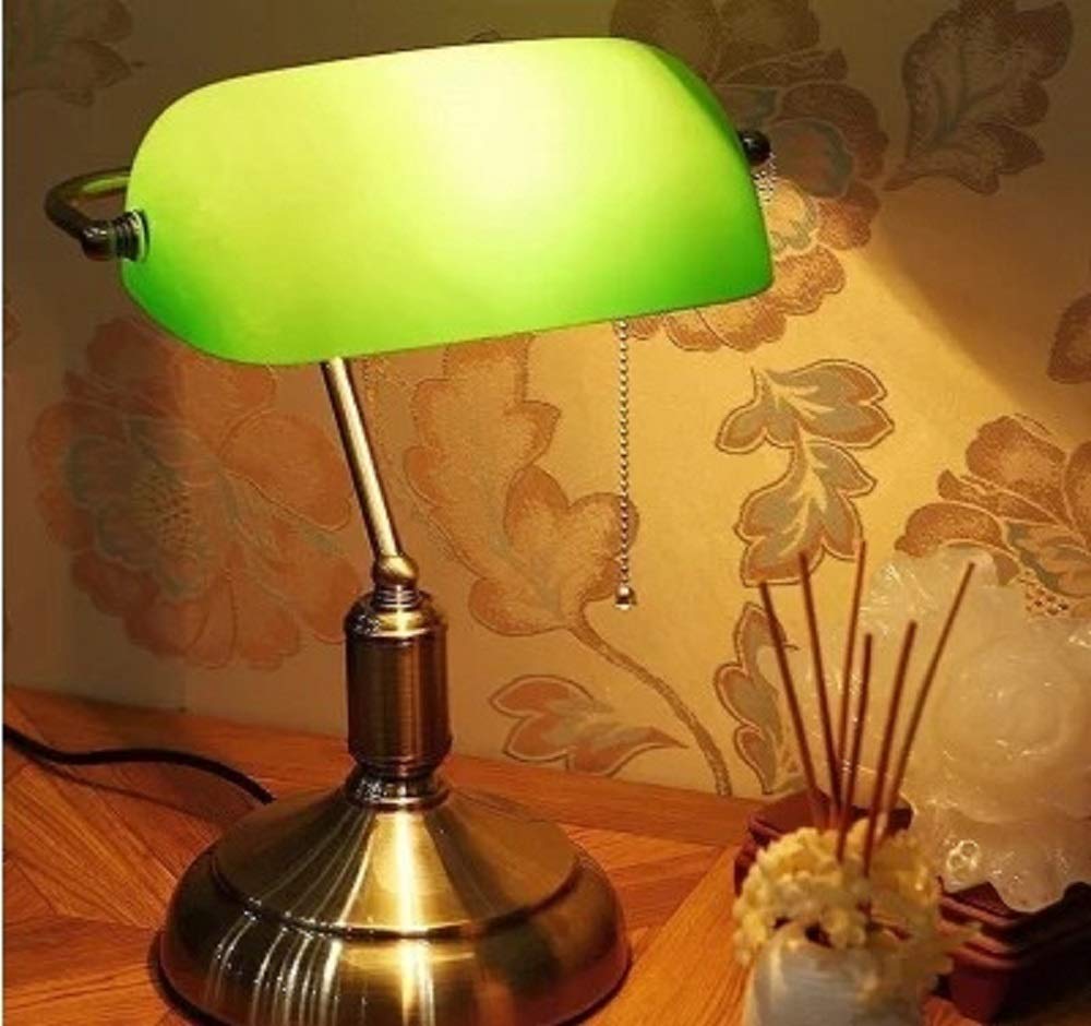 Amazon.co.jp : 【在庫限り】 バンカーズランプ ランプ lamp グリーン